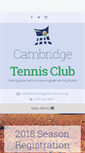 Mobile Screenshot of cambridgetennisclub.org
